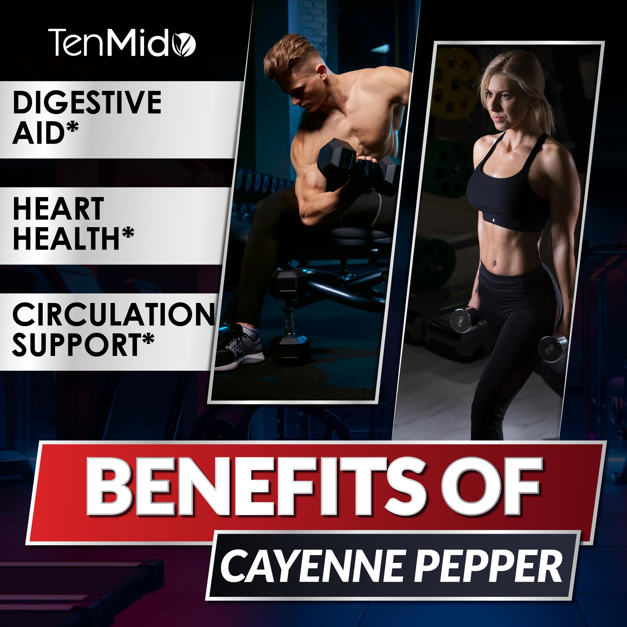 Tenmido 12in1 drops ingredient label showcases natural botanicals for wellness.