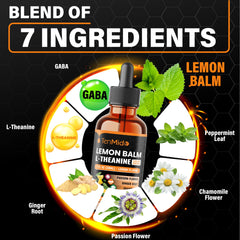 Tenmido tincture label front highlights a 7-in-1 blend.