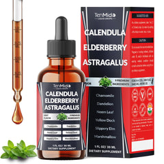 Tenmido 9in1 Calendula Tincture bottle ready for daily wellness routine