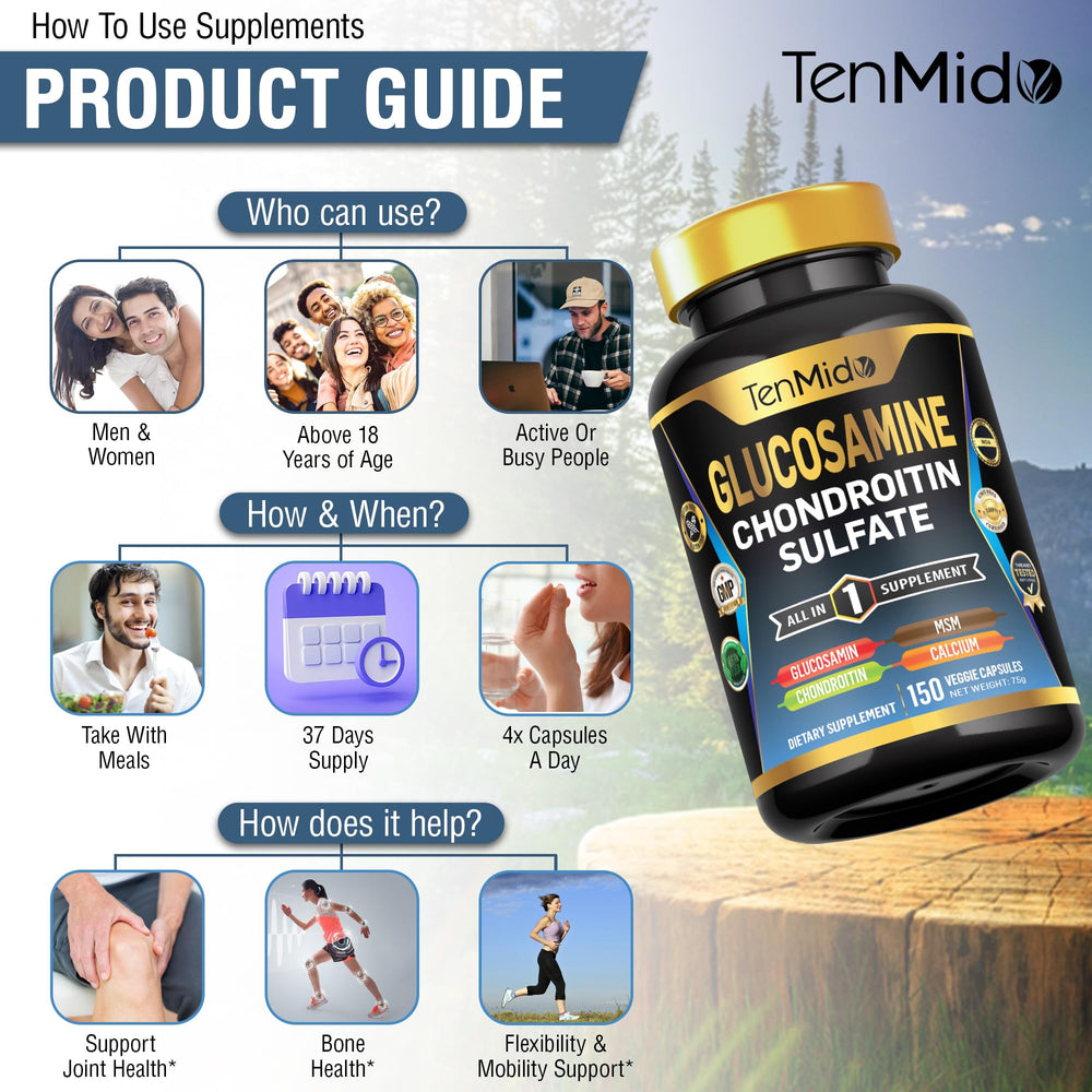 Tenmido for men and women in active lifestyles