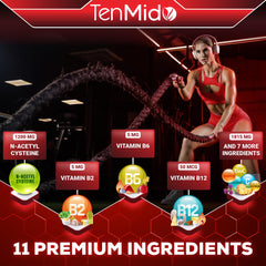 Tenmido NAC liquid drops 30ml bottle front highlights compact, travel-friendly format