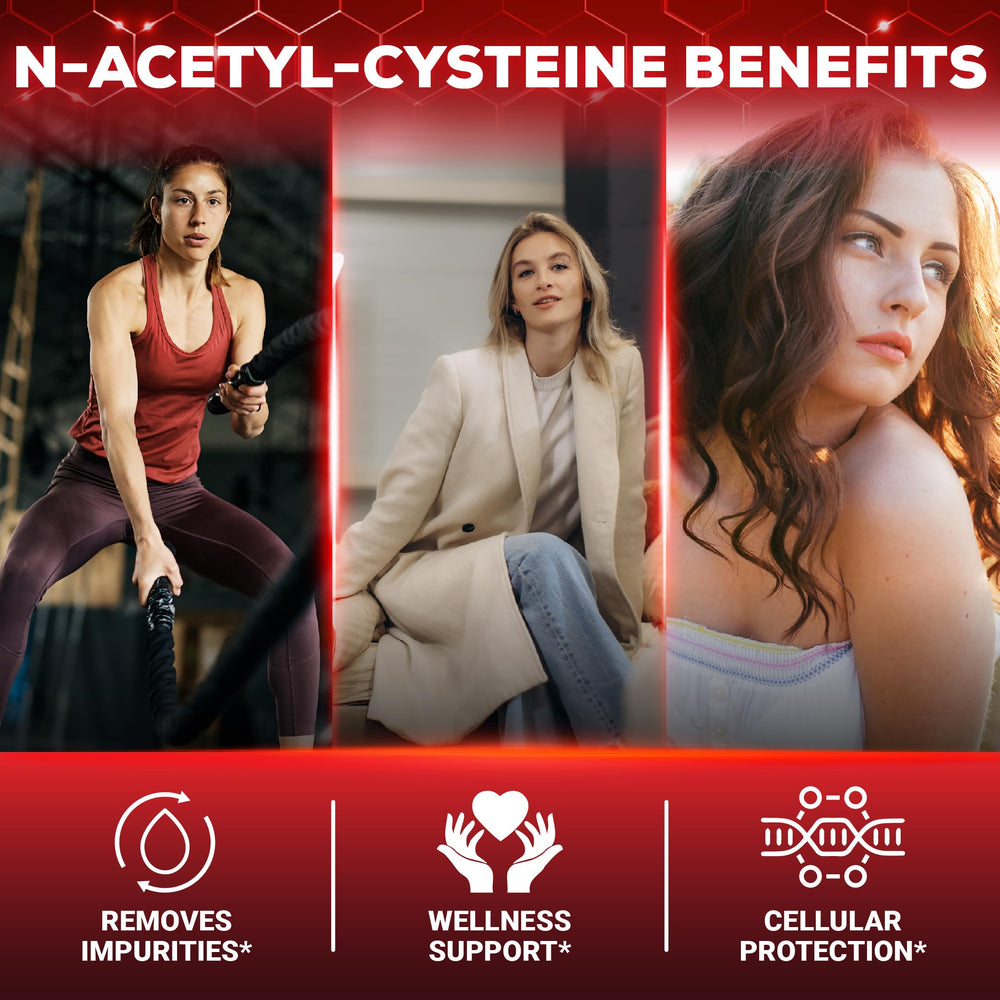 Tenmido NAC liquid drops label detail shows ingredient highlights and fit for wellness routines