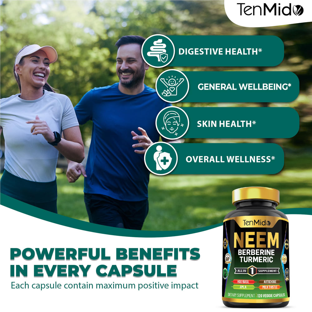 Tenmido Neem Leaf packaging box for easy storage.