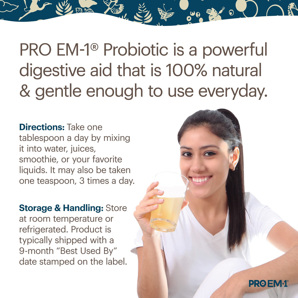 TeraGanix Liquid Probiotic being poured into a glass for absorption