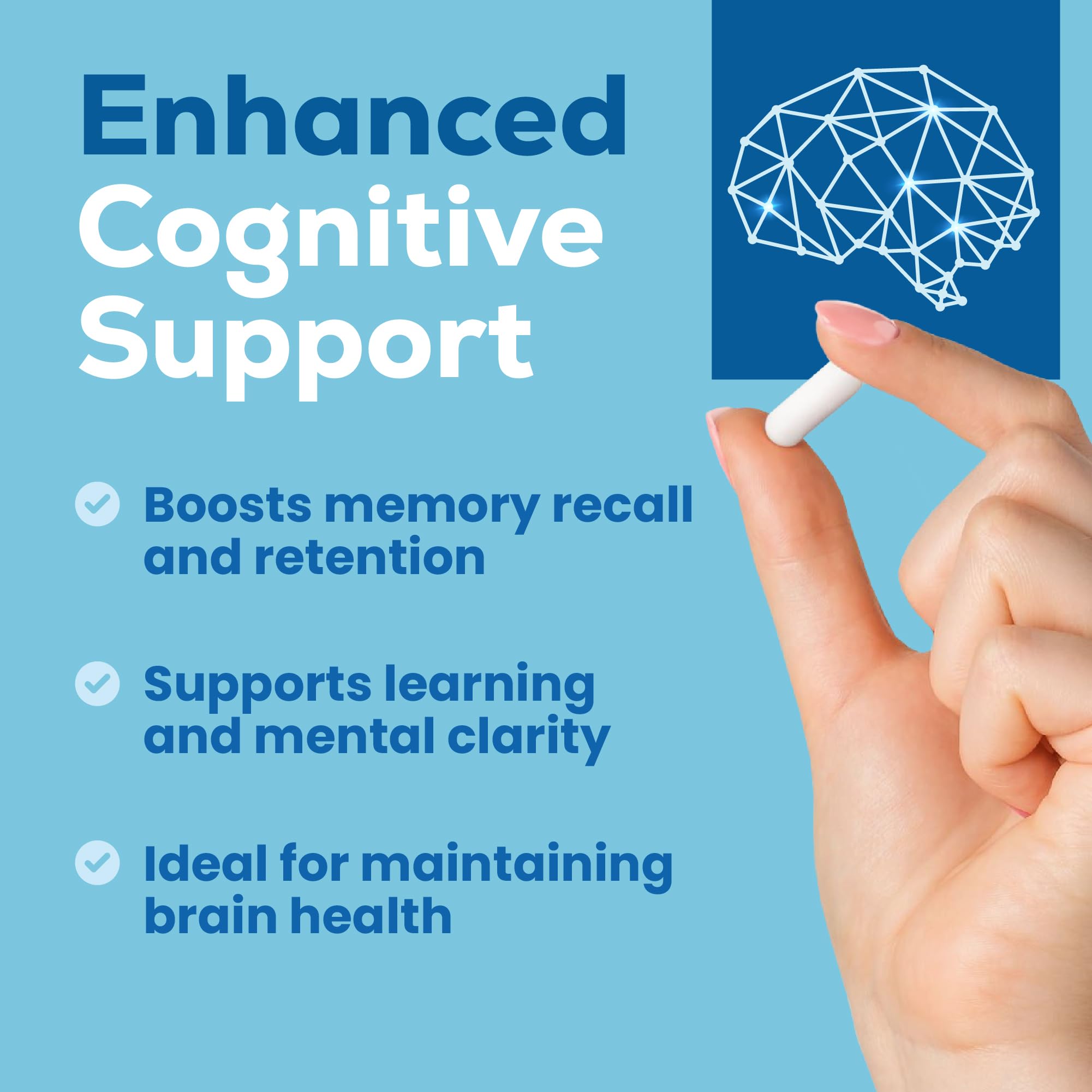 Teraputics Magtein bottle front highlighting high absorption magnesium L-threonate.