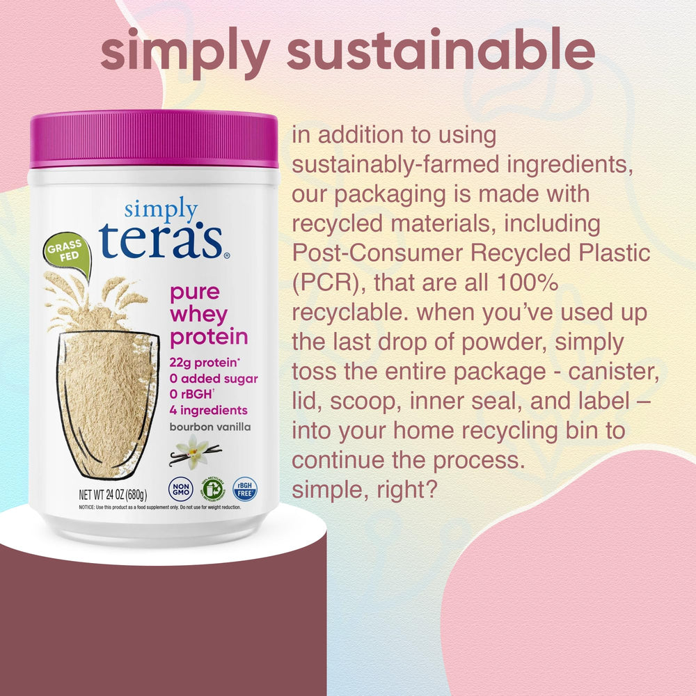 Tera's smoothie glass showcases a ready-to-mix shake for breakfast.