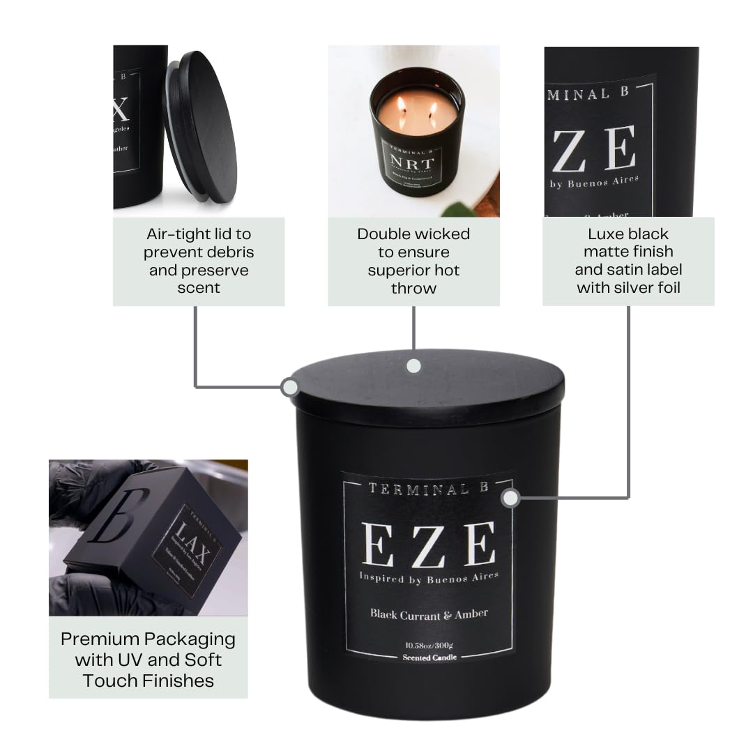 Terminal B EZE gift-ready packaging communicates elegance.
