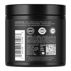 Terra Elmnt label emphasizing clinical-strength carotenoids for skin health.