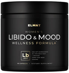 TERRA ELMNT libido bottle front highlighting high-potency formula for women's vitality