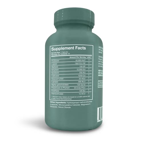 Close-up of Terra Health Digestive Catalyst capsules ready to take with meals