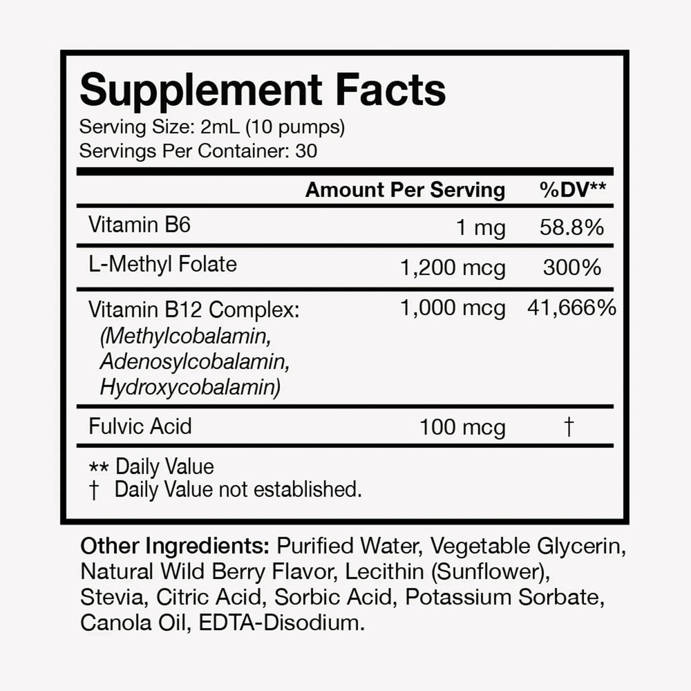 Terra Health Essentials liposomal B12 capsules for daily vitality.