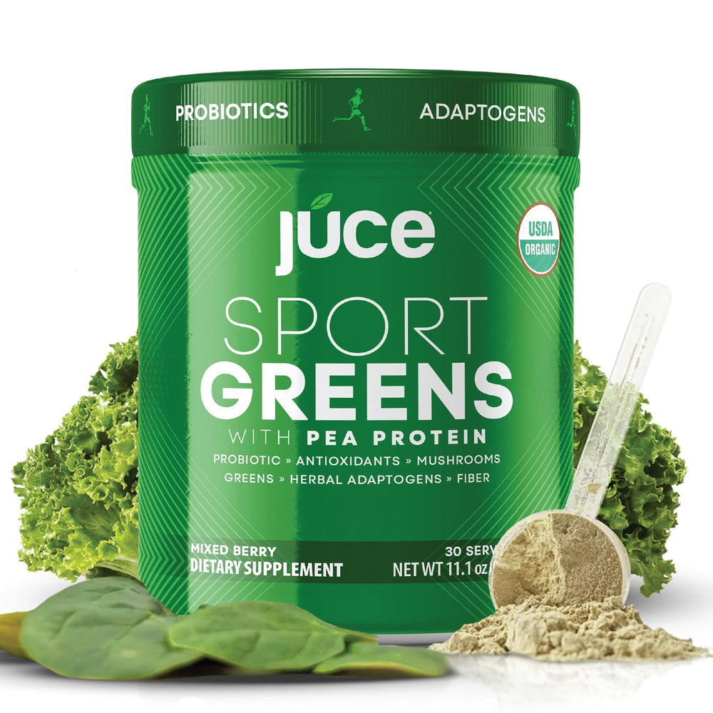 Terra Kai Juce SG7 bottle pour for a quick greens boost on the go.