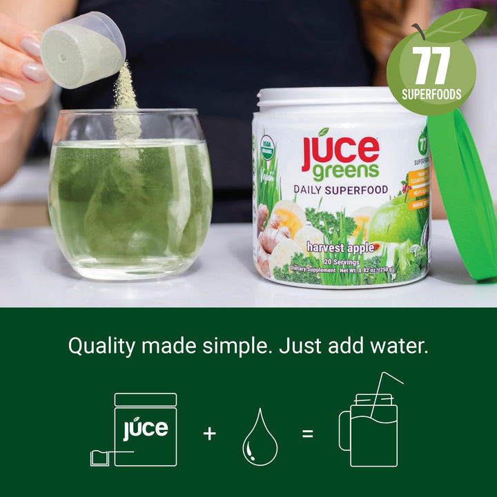 Terra Kai Organics scoop beside a measuring spoon for visual serving comparison