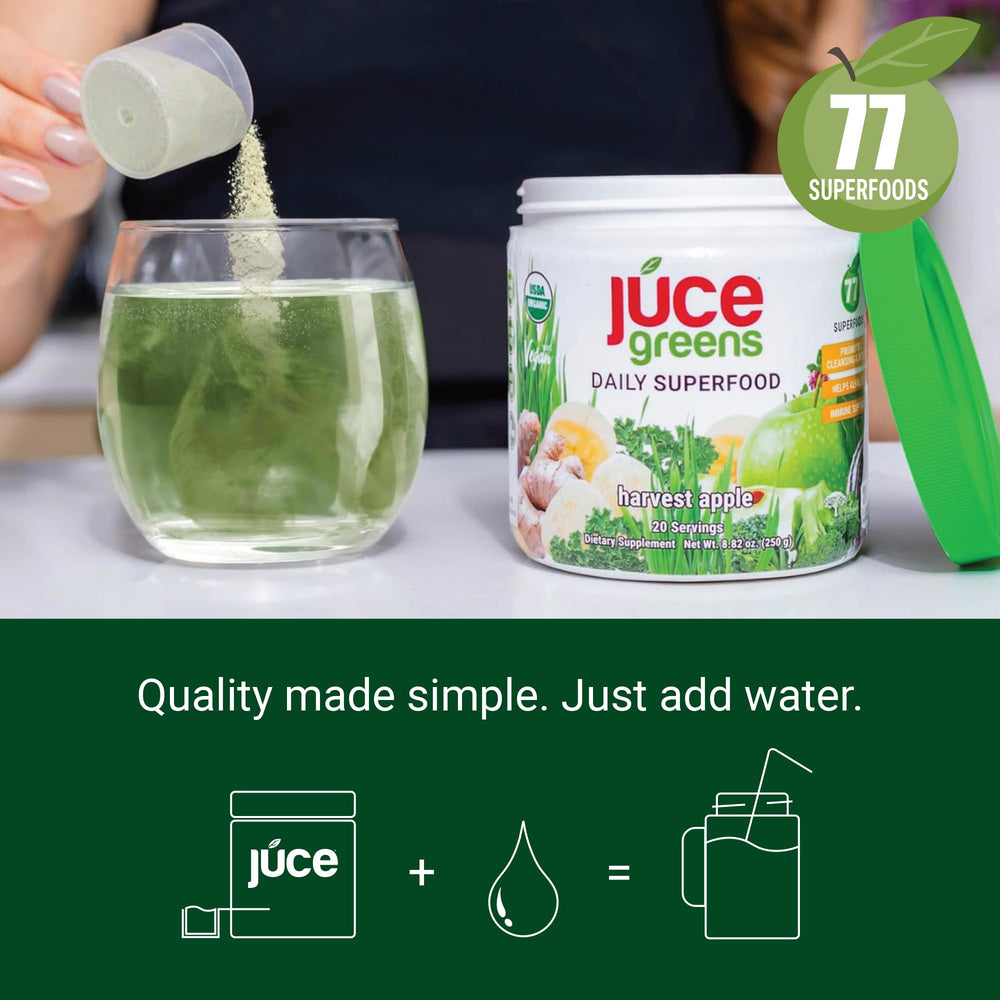 Terra Kai Organics scoop beside a measuring spoon for visual serving comparison