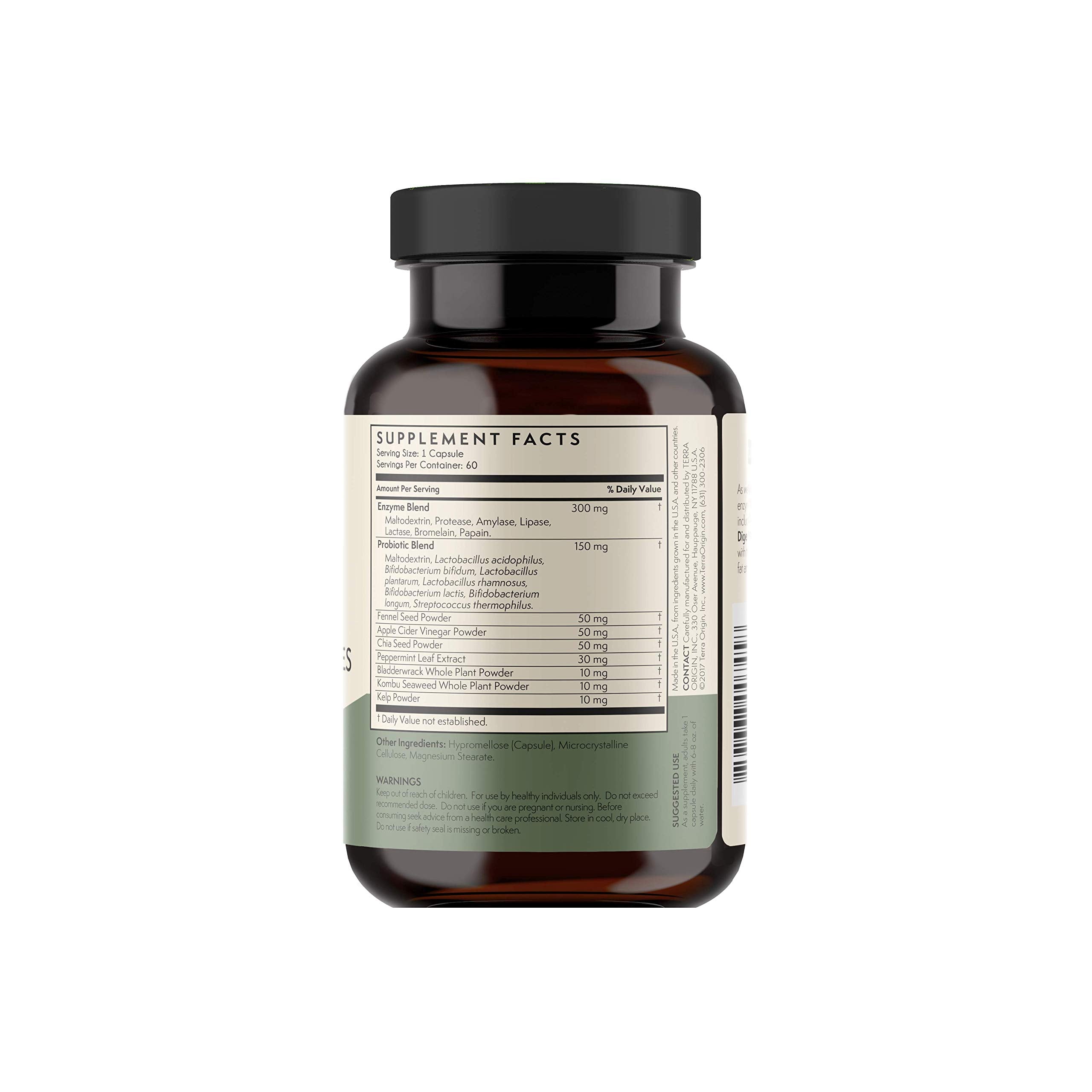 Terra Origin packaging box with 60 capsules