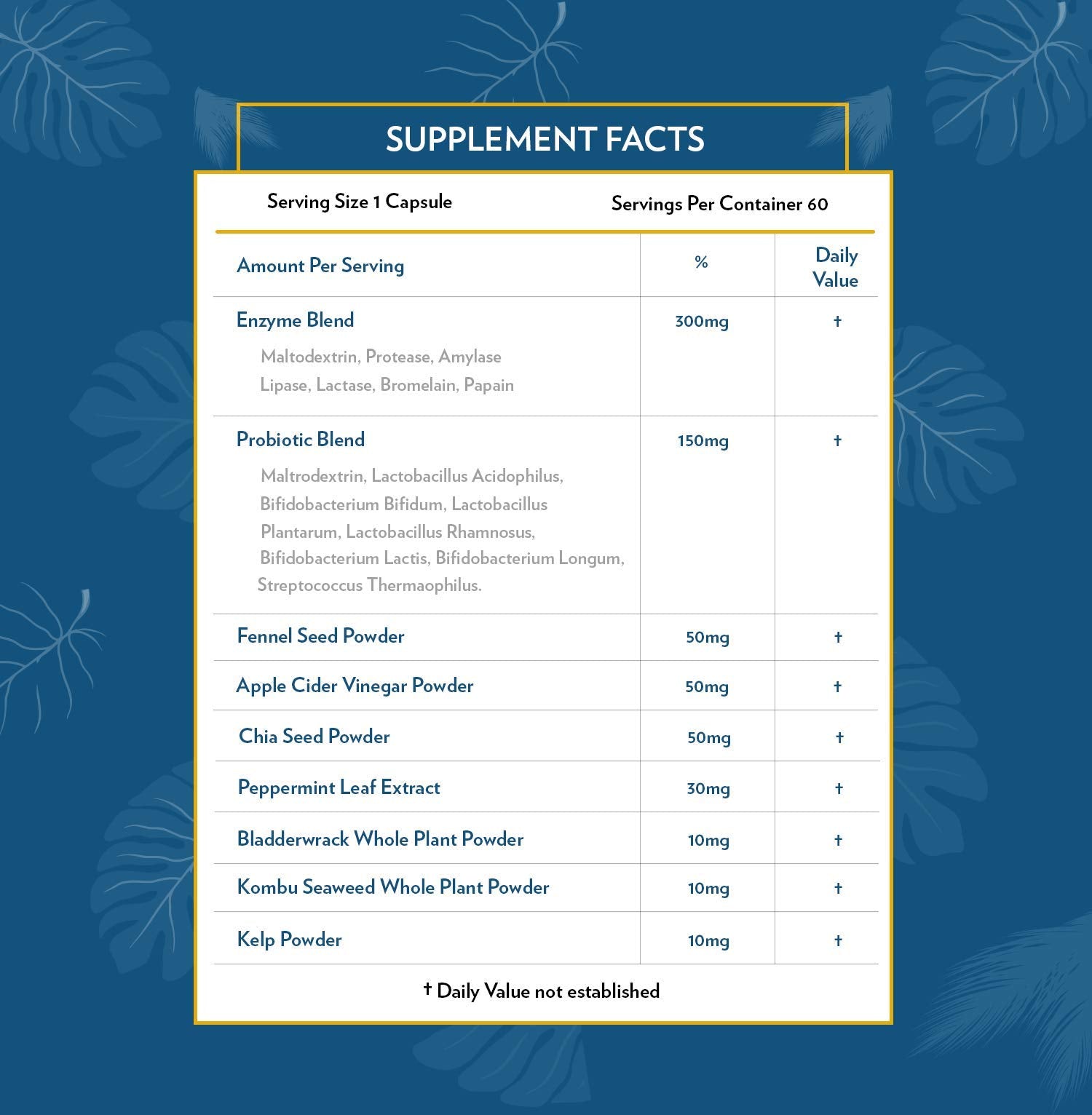 TERRA ORIGIN probiotic blend emphasizes gut balance