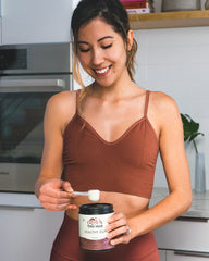 Ingredients chart for Terra Origin Healthy Gut Powder highlighting key actives