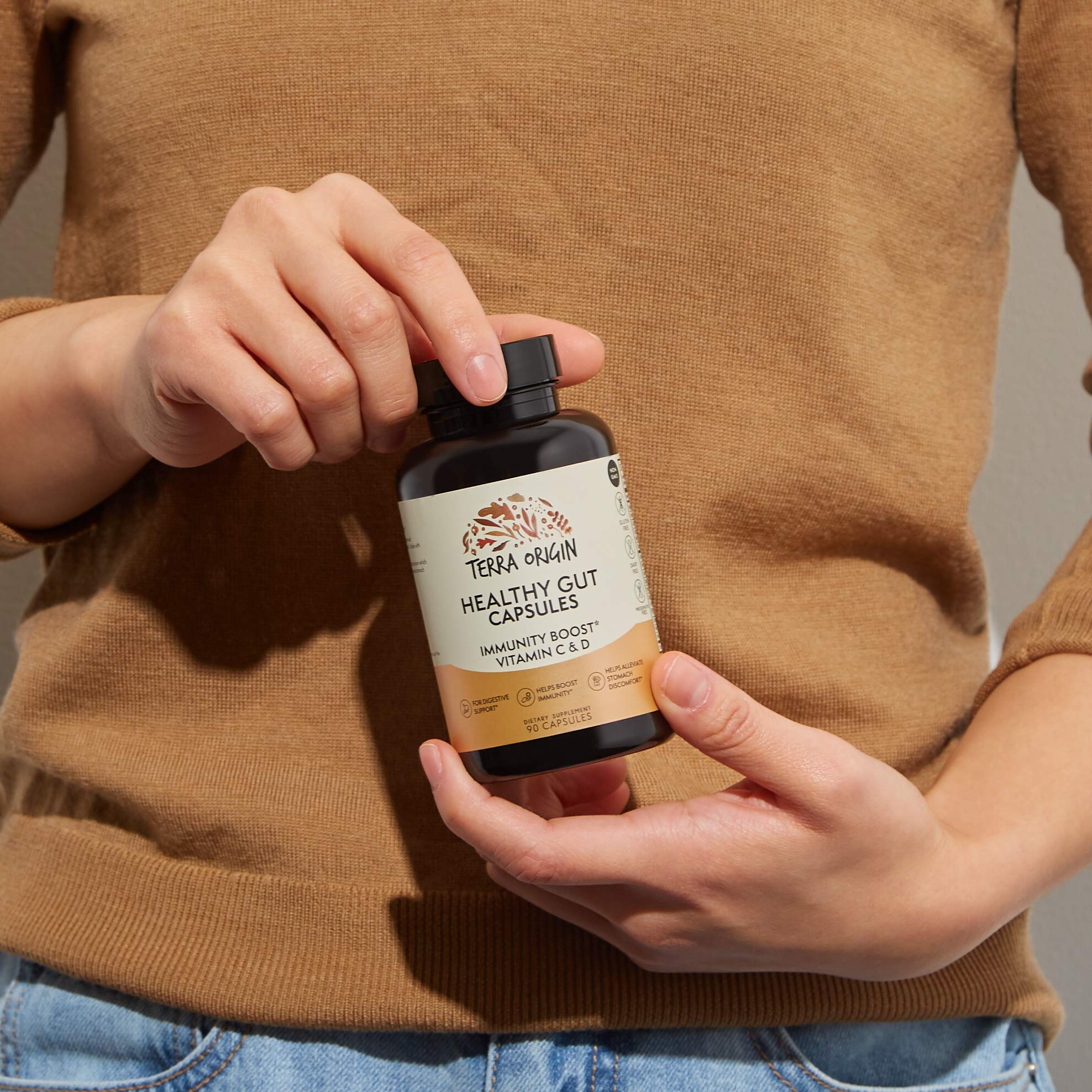 Terra Origin Vitamin C and D for immune nutrients