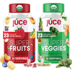 Terra Kai Juce Original Formula bottle front showing daily greens support.