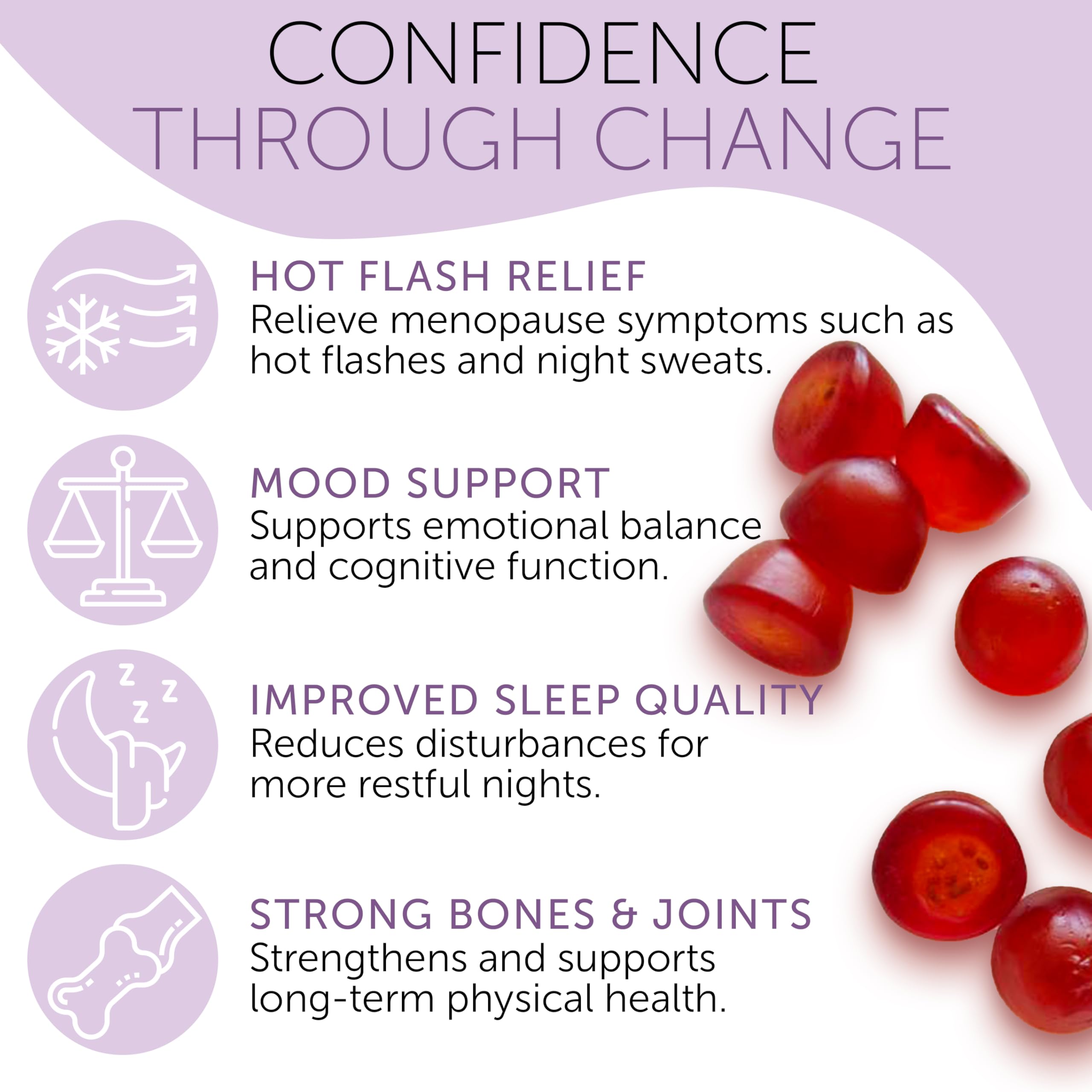 Terramed Just Think Comfort gummies being dispensed for simple regimen