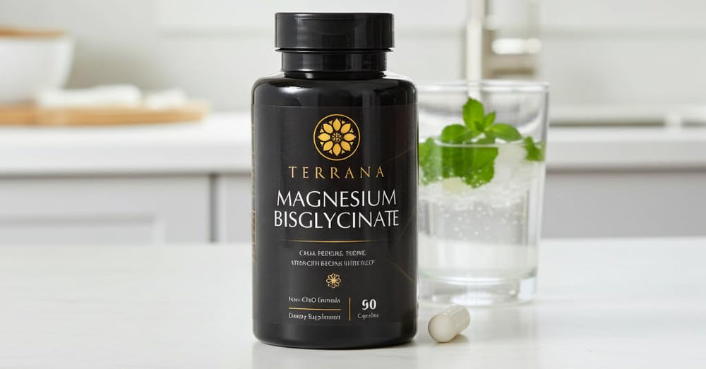 Independent third-party testing seal for Terrana Magnesium Bisglycinate purity