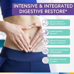Terranics delayed-release capsule diagram for stomach acid resilience.