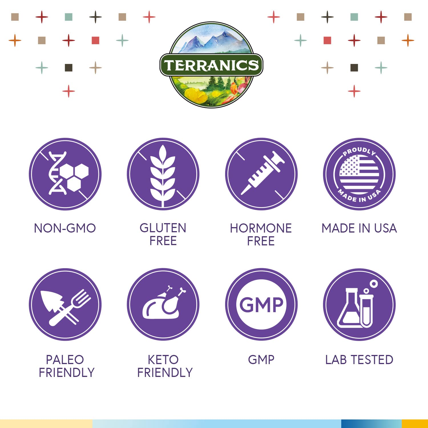 Terranics eco-friendly packaging supports sustainable consumption.