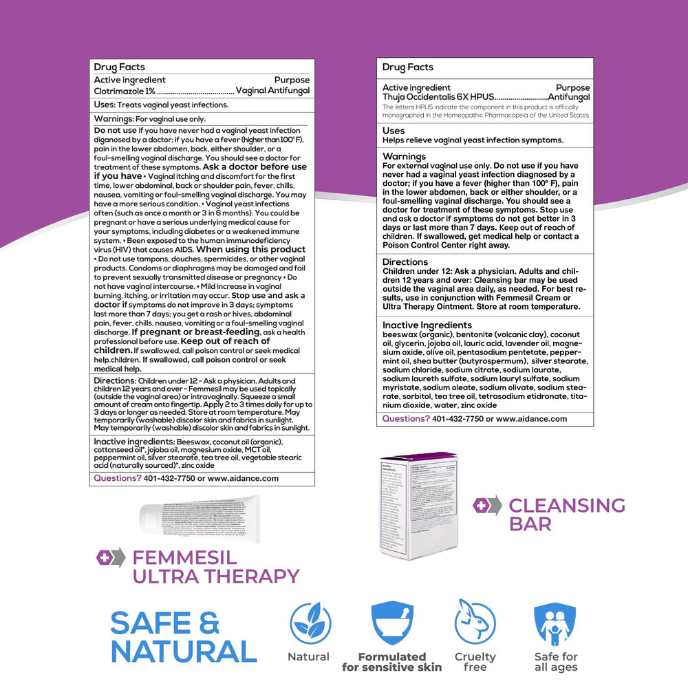Terrasil Femmesil is a gentle daily feminine care option.