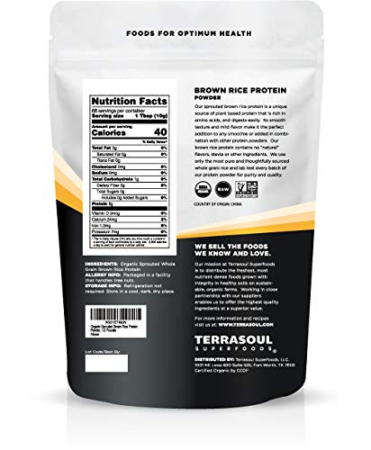 Terrasoul protein powder scoop ready for shakes and smoothies