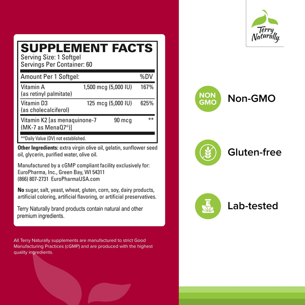 Terry Naturally Artery Strong softgels closeup for daily cardio routine.