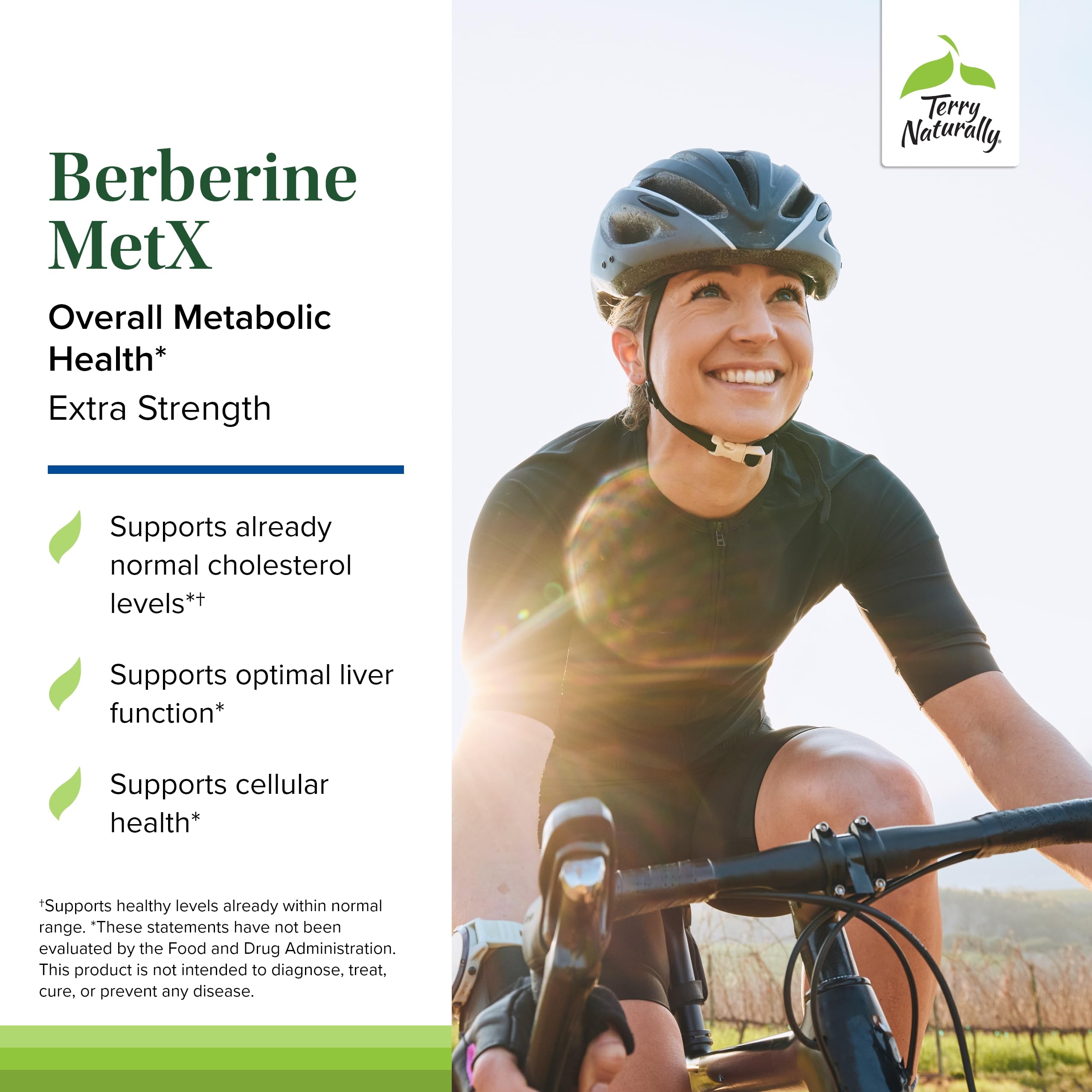 Terry Naturally Berberine MetX capsules ready for daily metabolic support