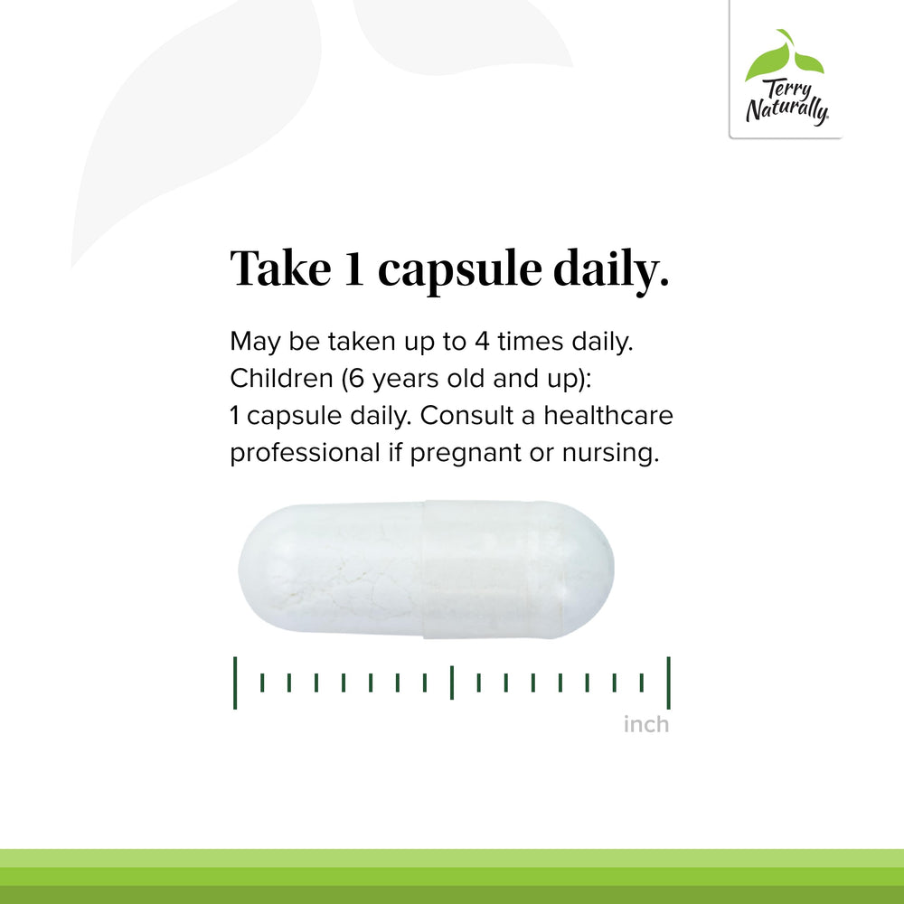 Terry Naturally BioActive Magnesium Complex label shows allergen-free formula