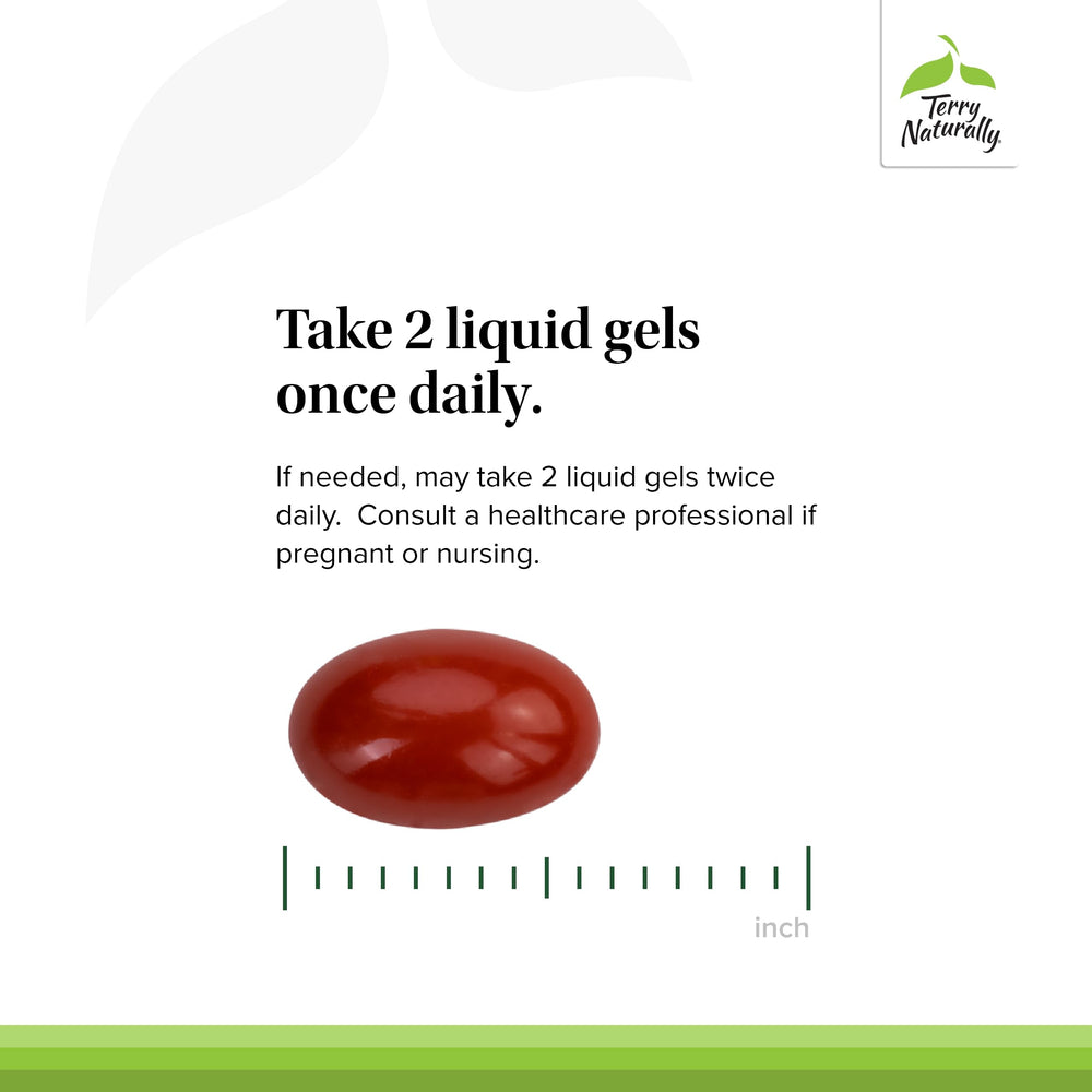 Terry Naturally Boswellia BOS-10 label showcases potent blend for joint comfort.
