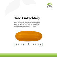 CuraMed bottle open showing easy daily dosing with softgels.