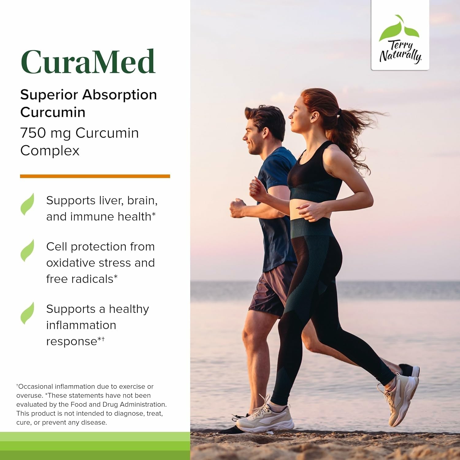 Terry Naturally CuraMed label highlighting kidney and immune support potential
