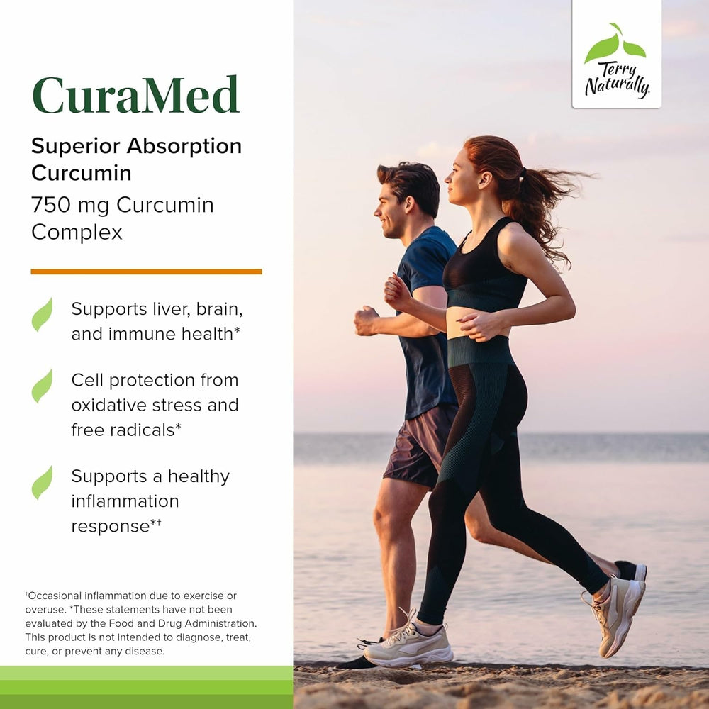 Terry Naturally CuraMed label highlighting kidney and immune support potential