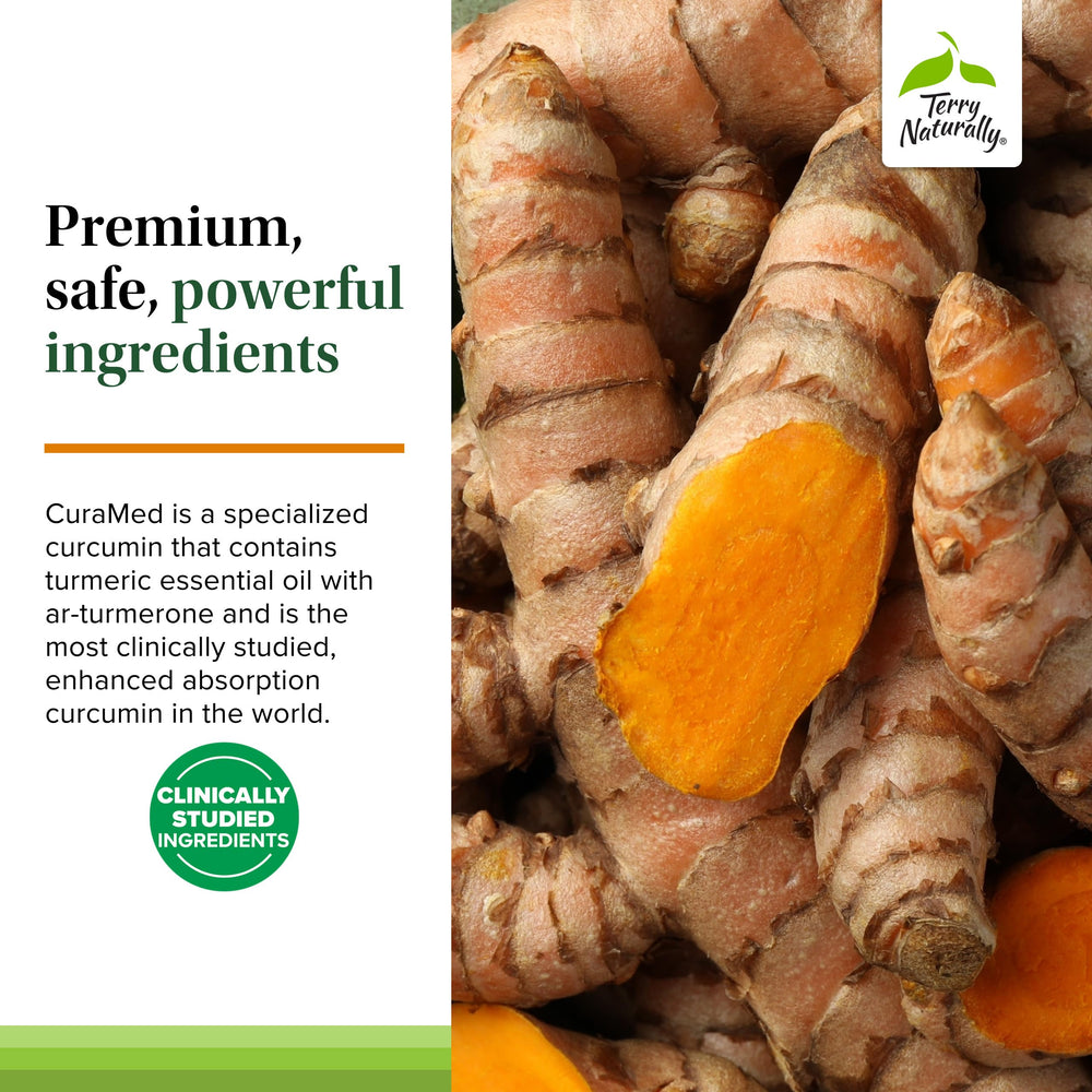 Non-GMO turmeric sourcing for CuraMed showcases clean, plant-based ingredients.