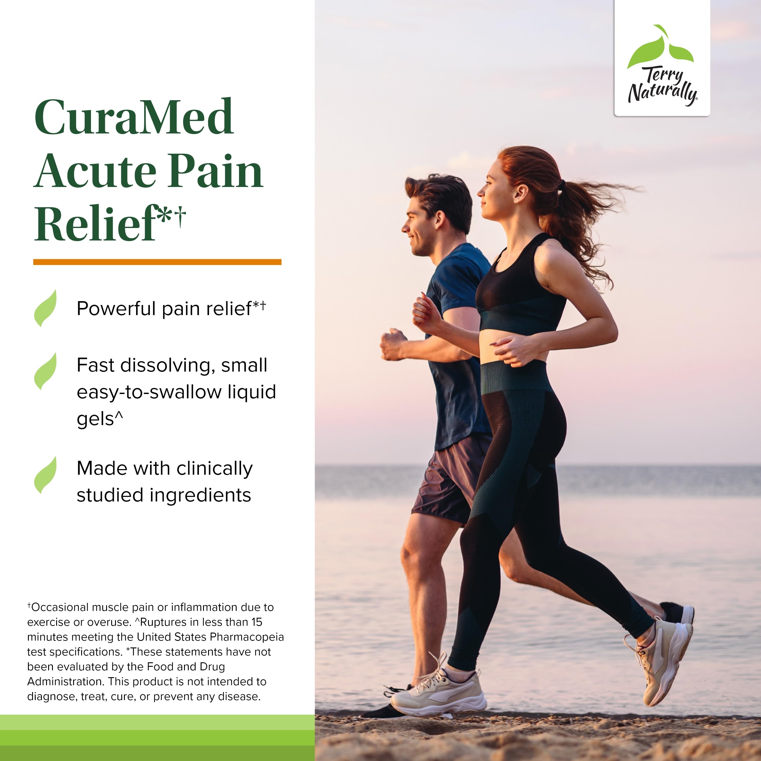 Terry Naturally CuraMed BCM-95 Curcumin label highlights high absorption formula.