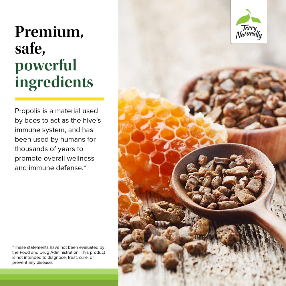 Terry Naturally Propolis Extract EP300 daily dosage implies simple routine