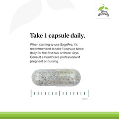 SagePro Bladder packaging displaying daily dose and allergen-friendly design