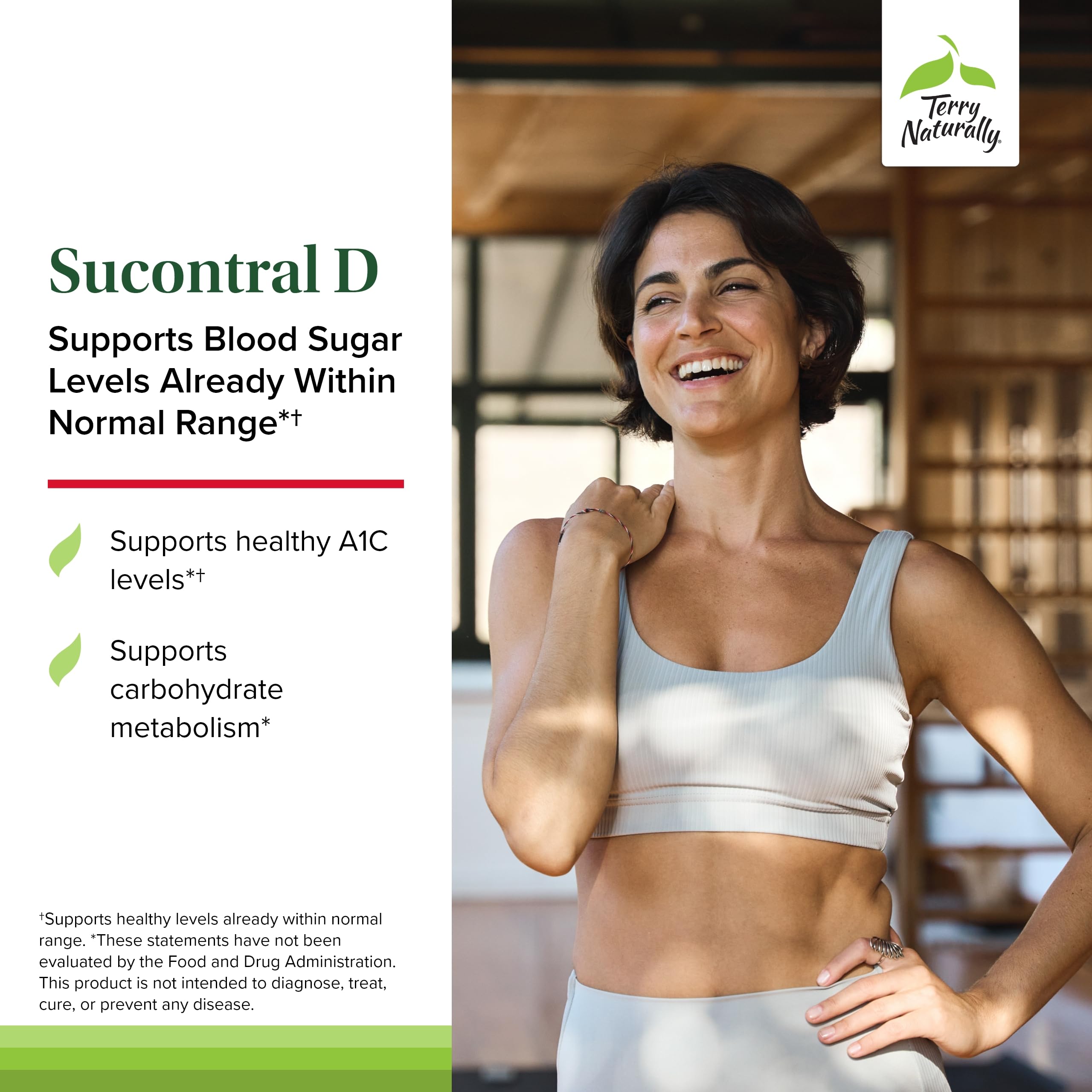 Terry Naturally Sucontral D label detail highlighting zinc and chromium.