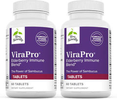 Terry Naturally ViraPro bottle front highlighting immune support features.