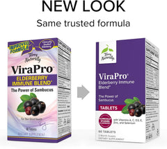 Terry Naturally ViraPro elderberry close-up emphasizing natural immune support.