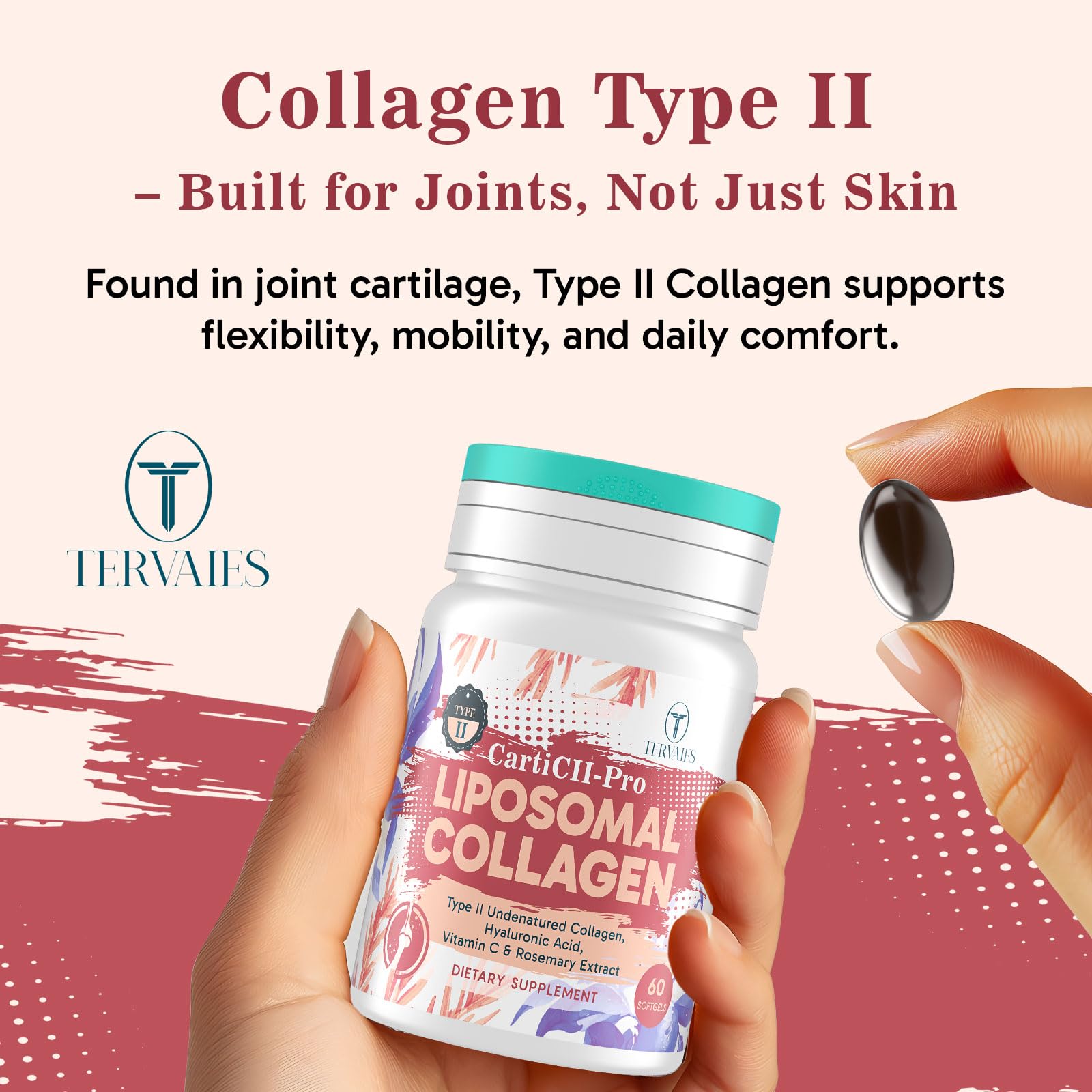 Tervaies daily use lifestyle shot suggests active everyday support