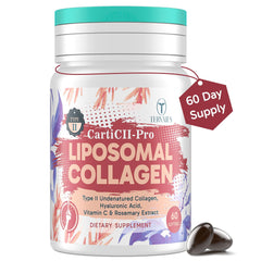 Tervaies liposomal collagen softgels bottle promotes joint mobility with enhanced absorption