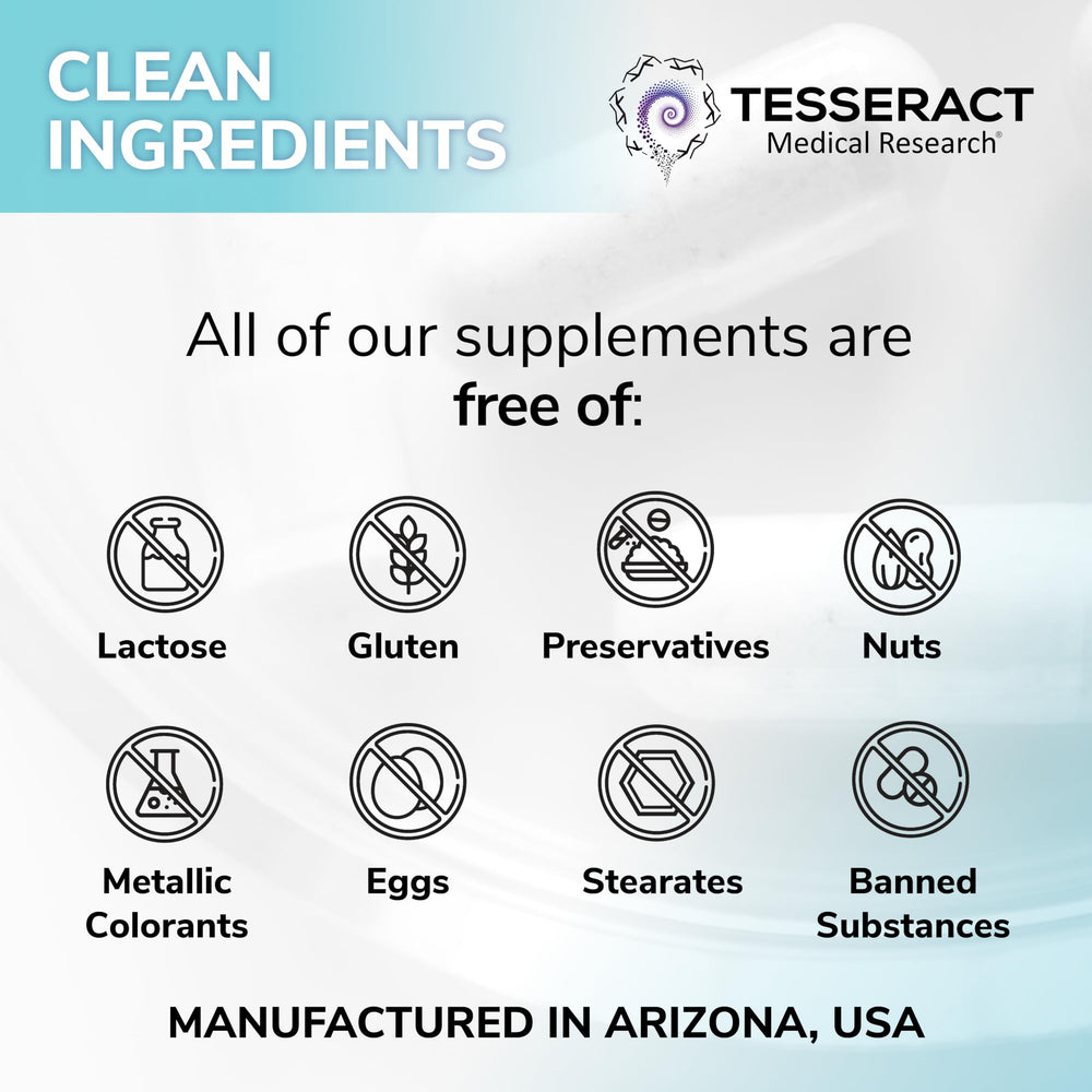 Tesseract SafeCell vegan formulation label on packaging