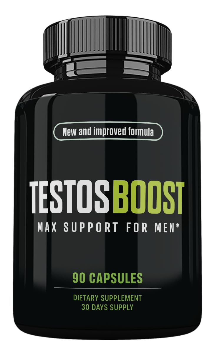 TESTOS BOOST Advanced Formula bottle for daily energy and performance support