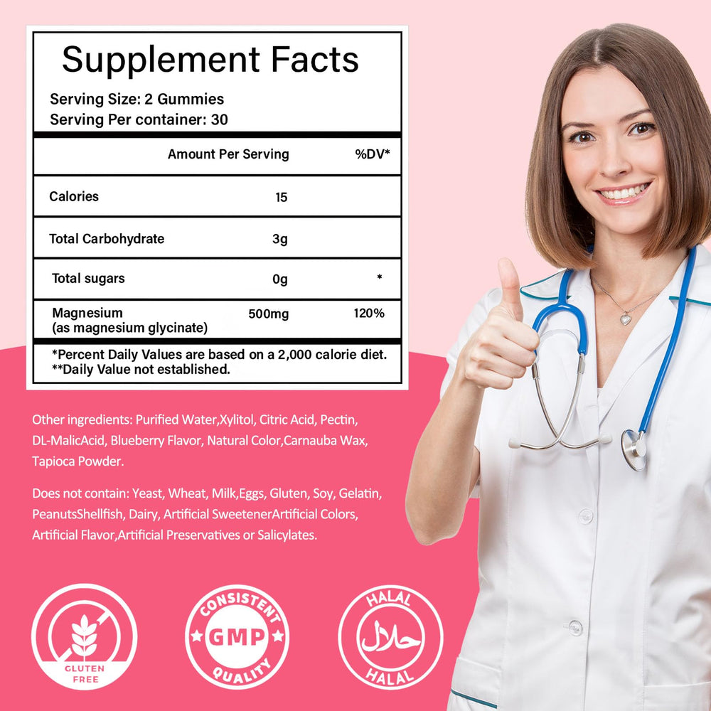 Tewuky Gummies front of pack shows strawberry flavor and GMP-compliant production