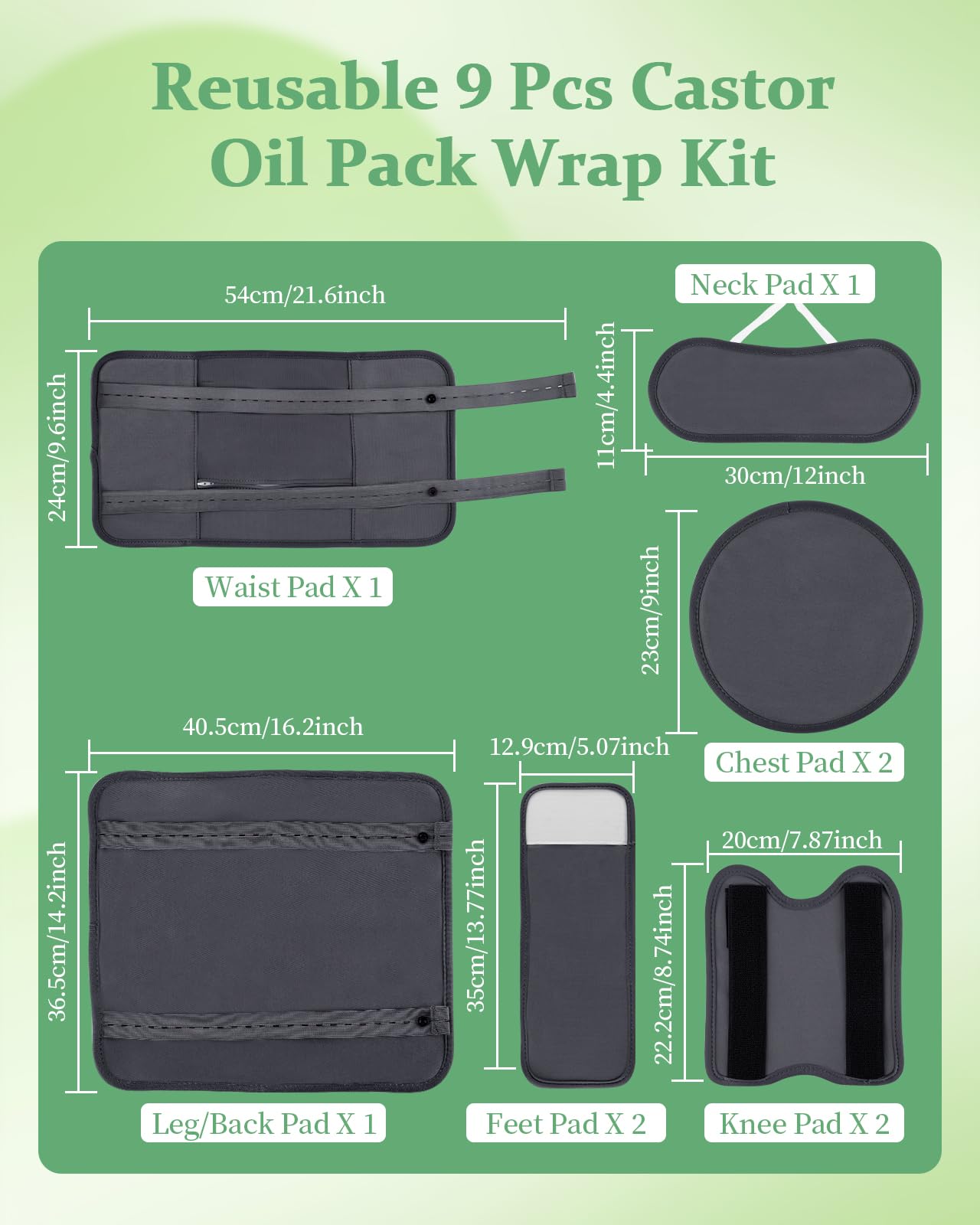 Texpot back wrap for full back coverage and stability
