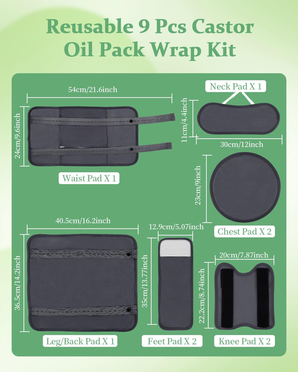 Texpot back wrap for full back coverage and stability